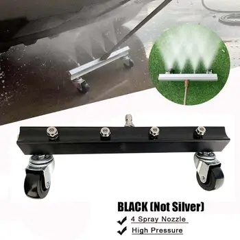 

13 Inch Pressure Washer Undercarriage Cleaner,Garden Cleaning Machine Under Car Water Broom 4000 PSI (Black)