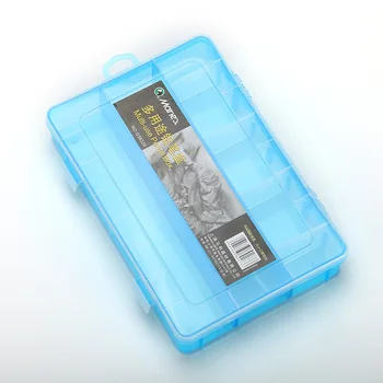 

Transparent plastic art sketch drawing pen case multifunctional storage stationery charcoal pencil case