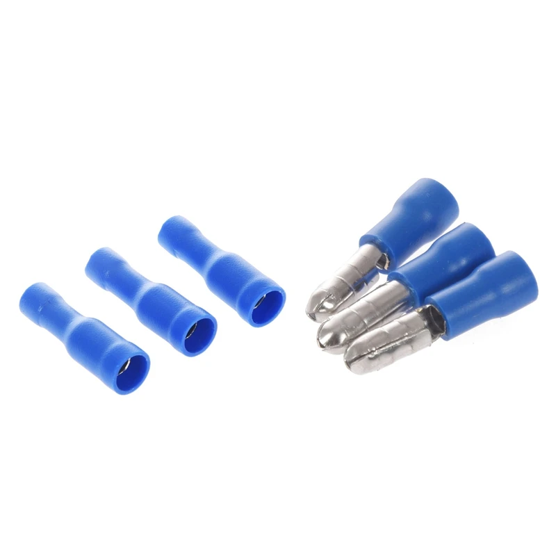Electrical Bullet Terminal Blue Insulated Bullet Crimp Connectors