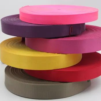 

10M 38mm Color Nylon Webbing sangle couture strap Herringbone mercerie Knapsack Sewing Bag Belt Accessories passepoil a coudre