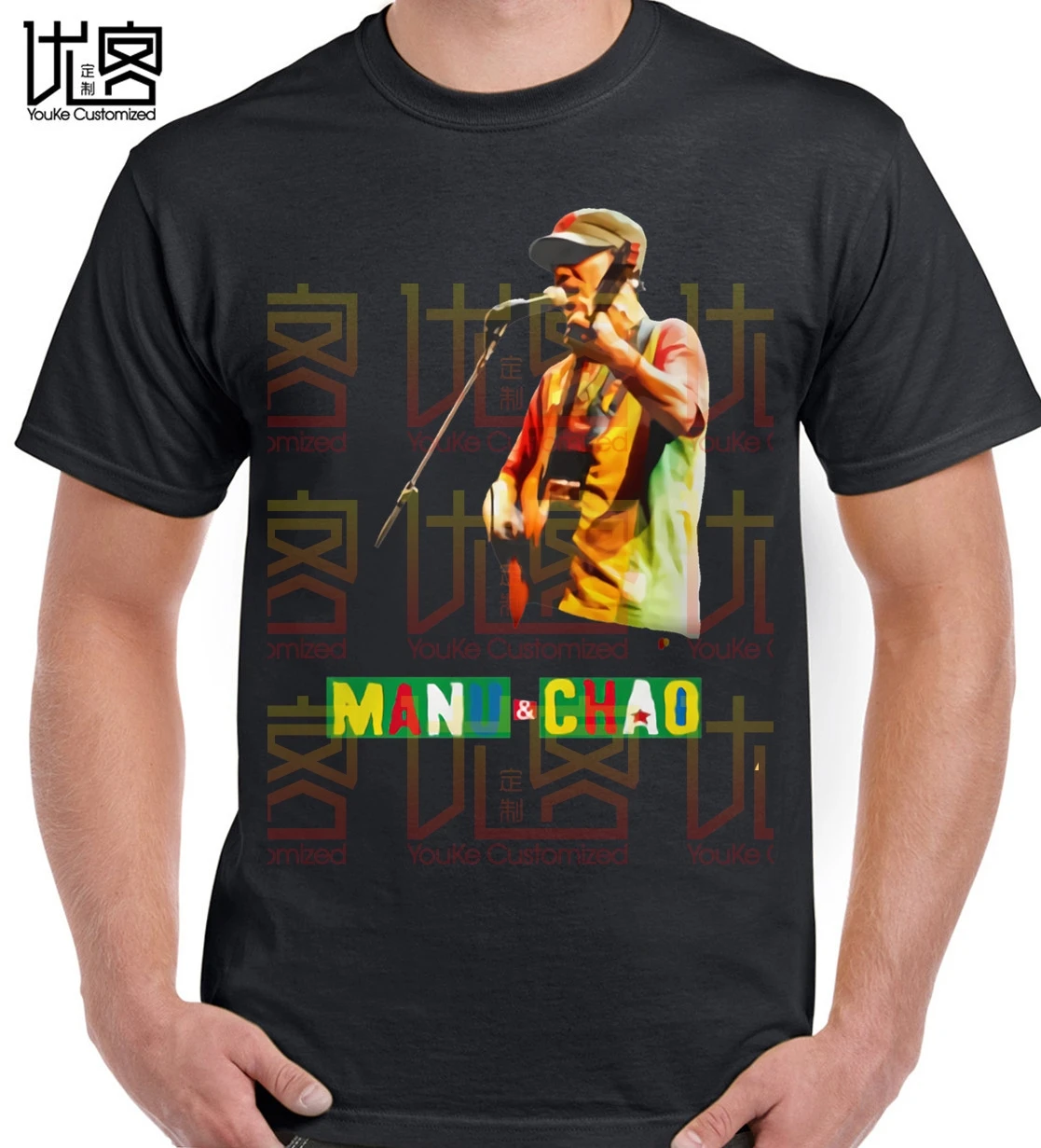 Новая мужская футболка MANU CHAO Mano Negra latino панк-группа размер S-3XL | Мужская одежда