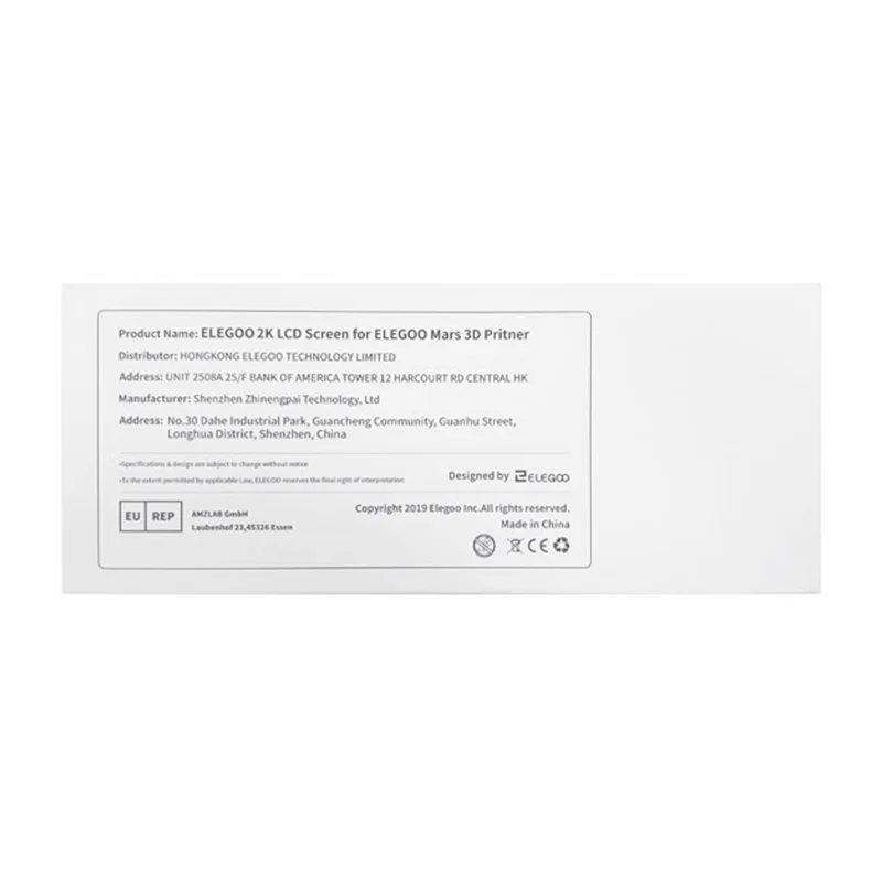 Tela Lcd Ls055r1sx04 5.5 2k para Elegoo Mars Pro 3d Impressora Sx04 com Protetor de Vidro - Imagem 2