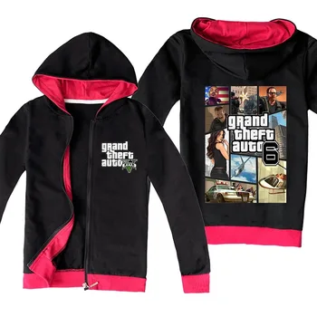 

2020 Children GTA 5 Baby Clothes Girls Long Sleeve Hoodies Toddler Sweatshirt Boys Clothing Kids Cartoon Shirt