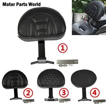 

Motorcycle Adjustable Plug-In Driver Rider Backrest Pad Leather Backrest For Harley Softail Fatboy Heritage 2007-2015 2016 2017