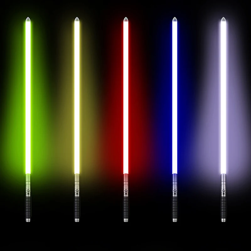 Lightsaber Toy Metal Handle Sabre Laser Luminous Yoy  LED Flashing Lightstick Glow In The Dark Rechargeable Sound  Handle Sword