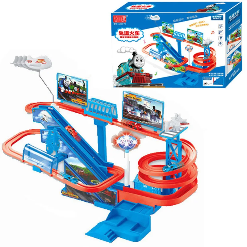 

Manufacturers Direct Selling Thomas Camera Track Paradise Locomotive Toys with Music Lights New Runway Small Train