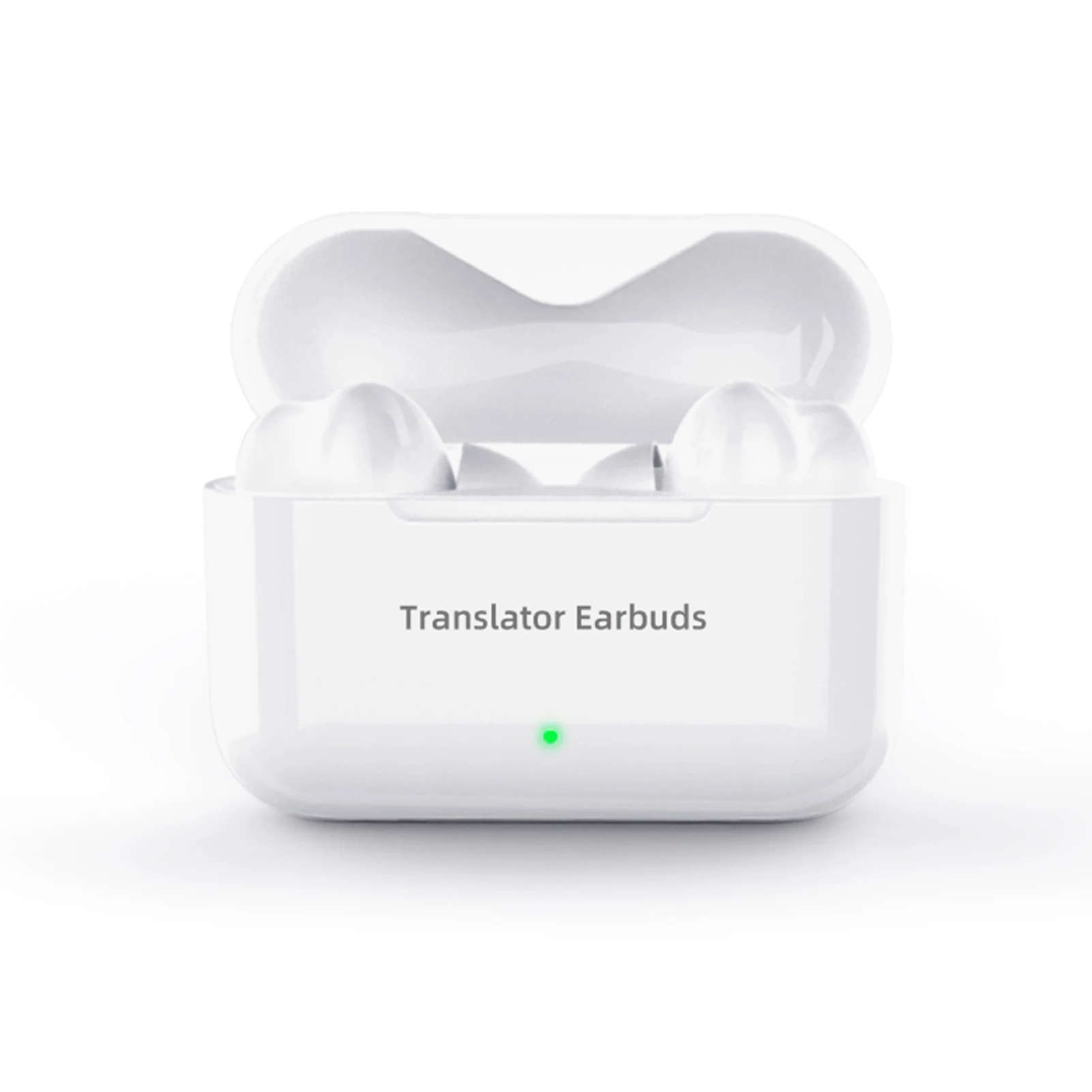 Wireless Earbuds M6 BT Headphone Translator Ear Buds w/ Microphones Charging Case Support Real-time Translation in 71 Languages