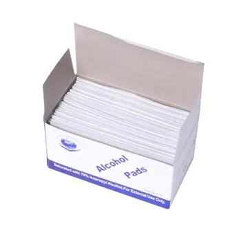 

Tablets of clean alcohol-sterilized cotton wipes Not irritating disinfect the wounds and instruments clean 100 pcs/box