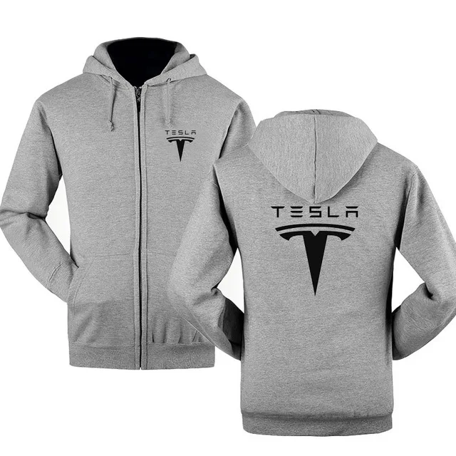 Толстовки на молнии с логотипом Tesla на весну и осень, верхняя одежда, мужское повседневное пальто, брендовые толстовки на молнии и свитшоты g