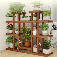 Estante Mueble Para Soporte Plantas внутренние деревянные полки для растений стойки Dekoration Stojak Na Kwiaty открытый цветок стенд