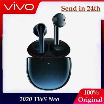 

Original VIVO TWS Neo true wireless 5.2 bluetooth earphone 88 ms game low delay 14.2mm super large unit 2.0 dual transmission 27