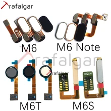 Для Meizu M6 Note кнопка Home датчик отпечатков пальцев Сенсорный ID гибкий кабель для MEIZU M6 M6S M6T кнопка Home S6 Кнопка отпечатков пальцев