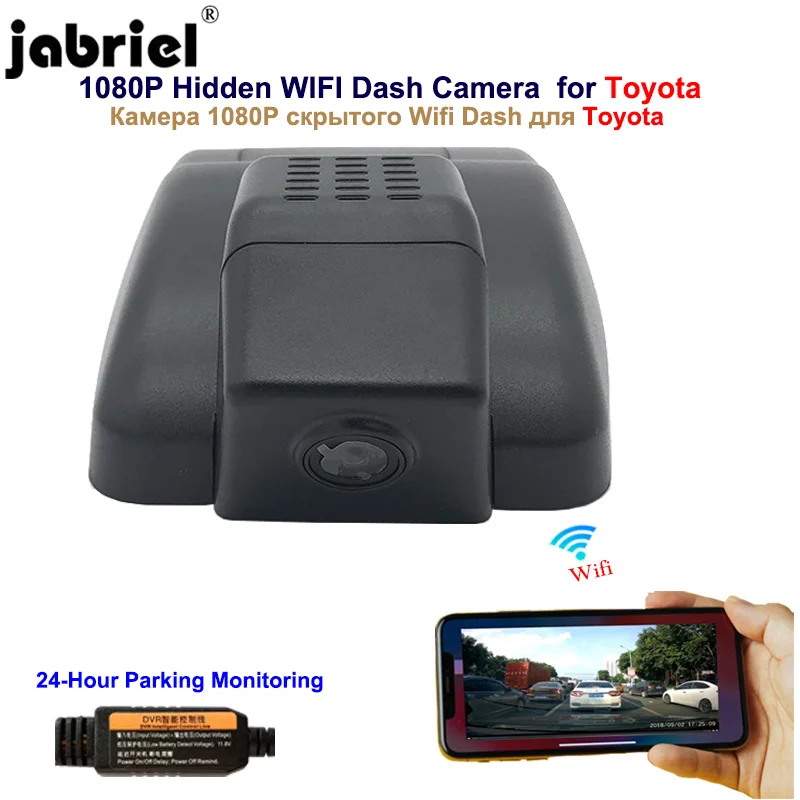Видеорегистратор Jabriel 1080P скрытый Wifi для Toyota AVALON Camry chr high Lander rav4 Corolla crown sienna innova verso