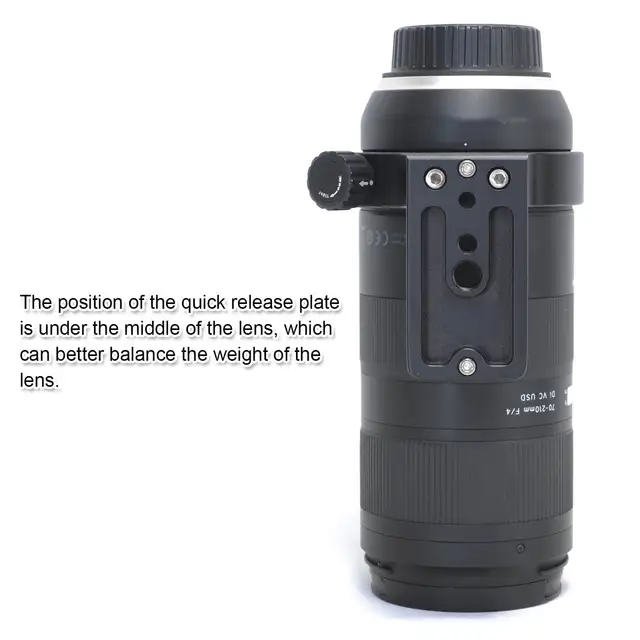 Sigma Sony 70-200 F/2.8 Gm Ii FOTGA Pied D'objectif De Remplacement Pour Trépied, Pied De Collier D' Objectif, Pour Objectif Sony FE 70-200 Mm F2.8 GM OSS II, 100-400 Mm F4.5-5.6 GM