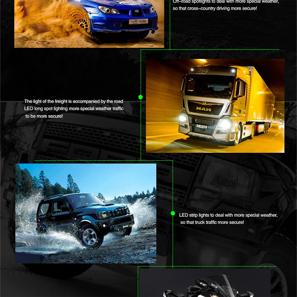 СВЕТОДИОДНЫЙ Автомобильный светильник lc-тройной 18W6Led объектив 6D энергосберегающий белый светильник 6000K IP68 Водонепроницаемый для 9-32 В DC автомобильный литой алюминиевый корпус