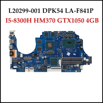 

High quality DPF52 LA-F851P For HP 15-CX 15-CX0059TX Laptop Gaming Motherboard L20299-001 I5-8300H HM370 GTX1050 4GB 100% Tested