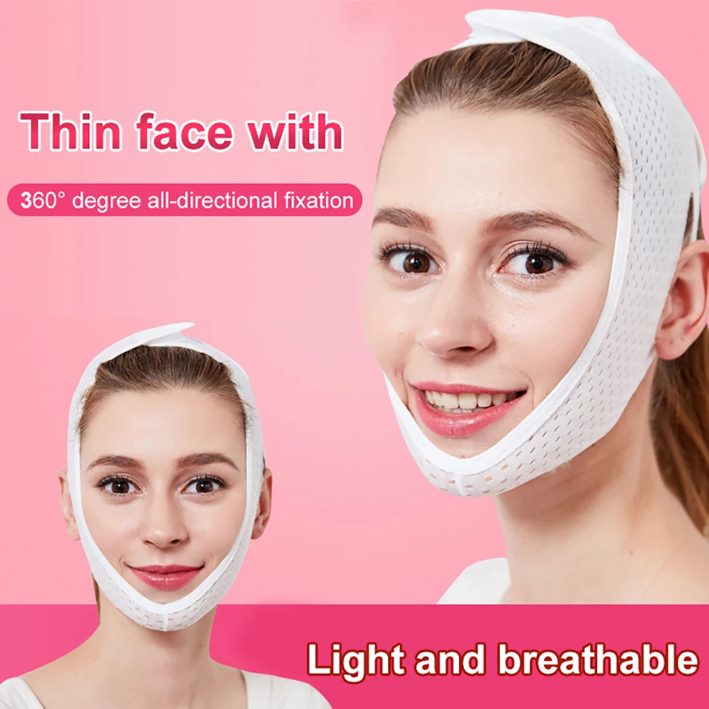 Деликатная V-Line маска для подтяжки лица бандаж уход за кожей Форма ремня и подтяжки уменьшить двойной для лица и подбородка маска для подтягивания лица