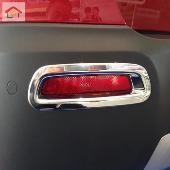 

Car styling 2Pcs/set Car Back Rear Fog Light Lamp Cover Trim Frame Sequins Fit for Chevrolet Trax 2014 -2020