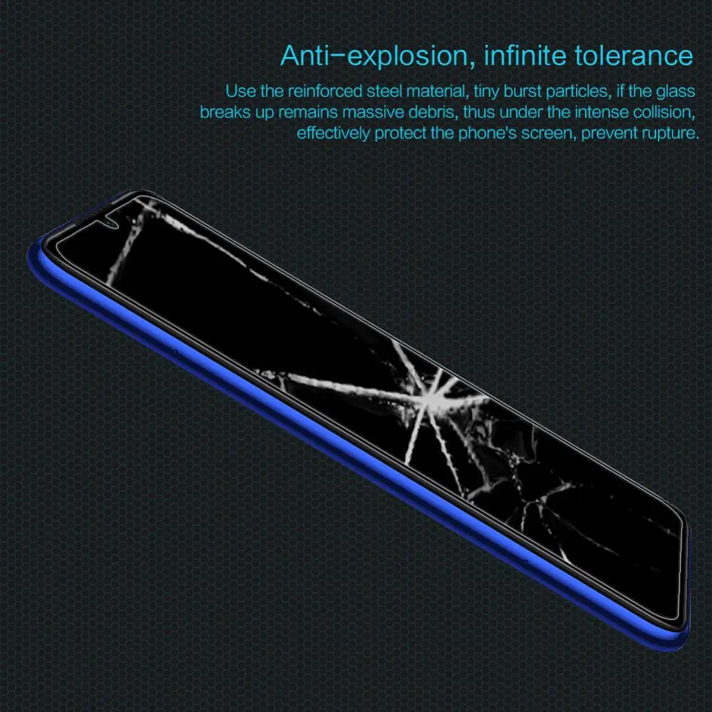 10 шт. для Xiaomi Redmi Note 8 закаленное стекло Nillkin для Redmi Note 8 Защита экрана Amazing H Анти-взрыв Премиум Версия