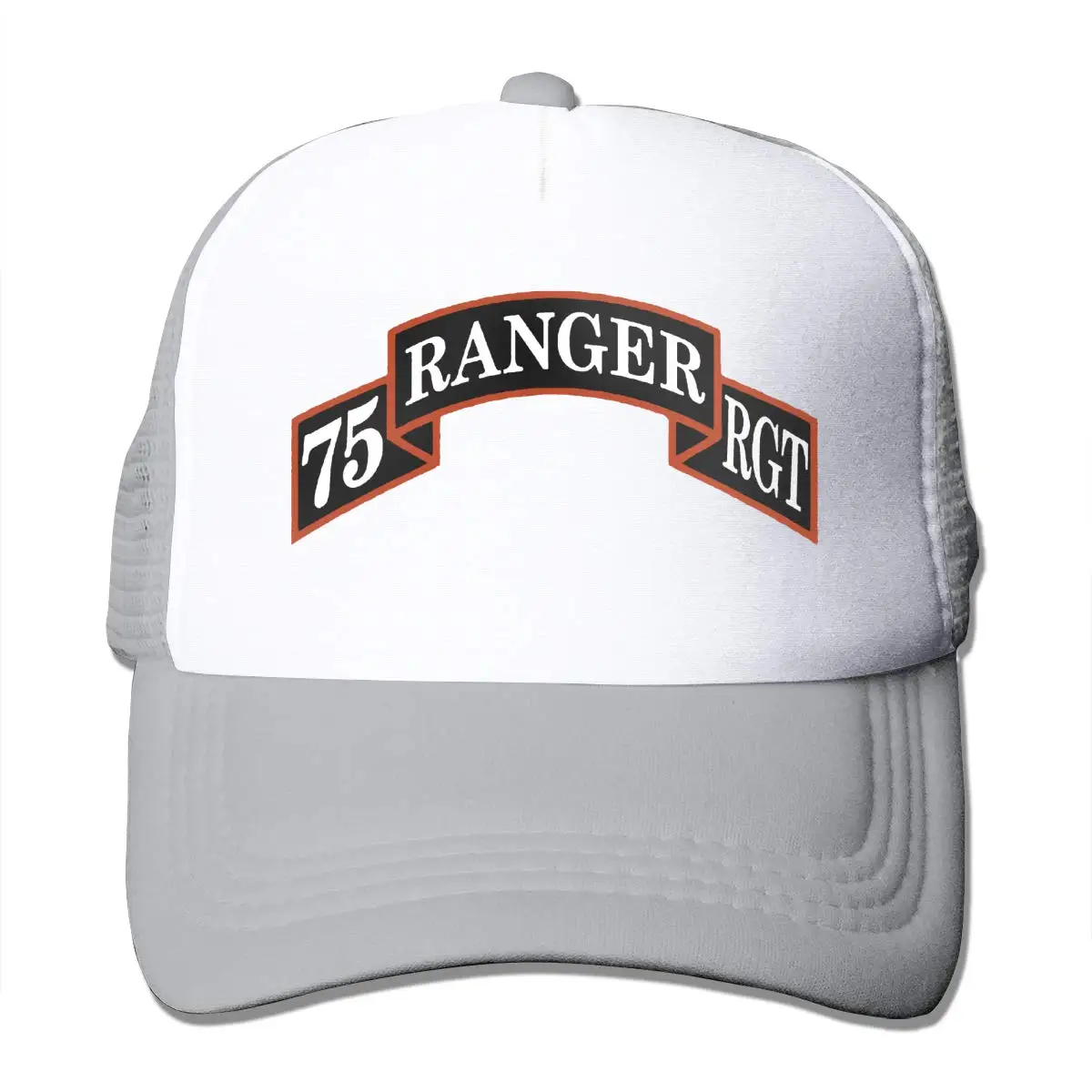 Для армии 75st Ranger полк унисекс Регулируемый Snapback ремень Дальнобойщик Шляпа сетка шляпа Защита от солнца сетки бейсбол CapBlack