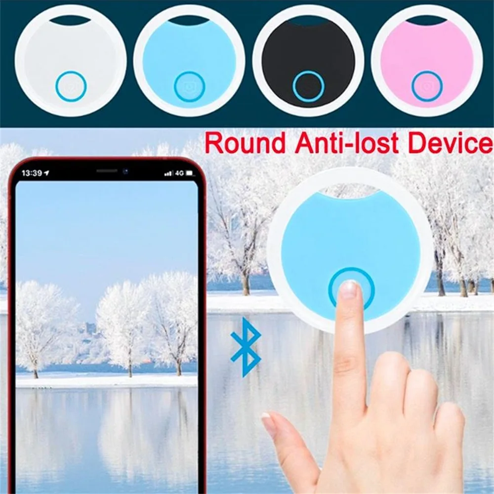New GPS Tracker Anti lost Keychain Bluetooth Key Finder Positioning Search Bi Directional Alarm Waterproof Reminder