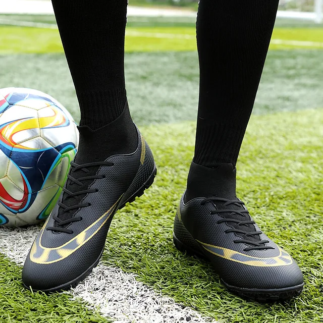 YISHIO Men's Football Boots Teenager Boy's Lightweight Soccer