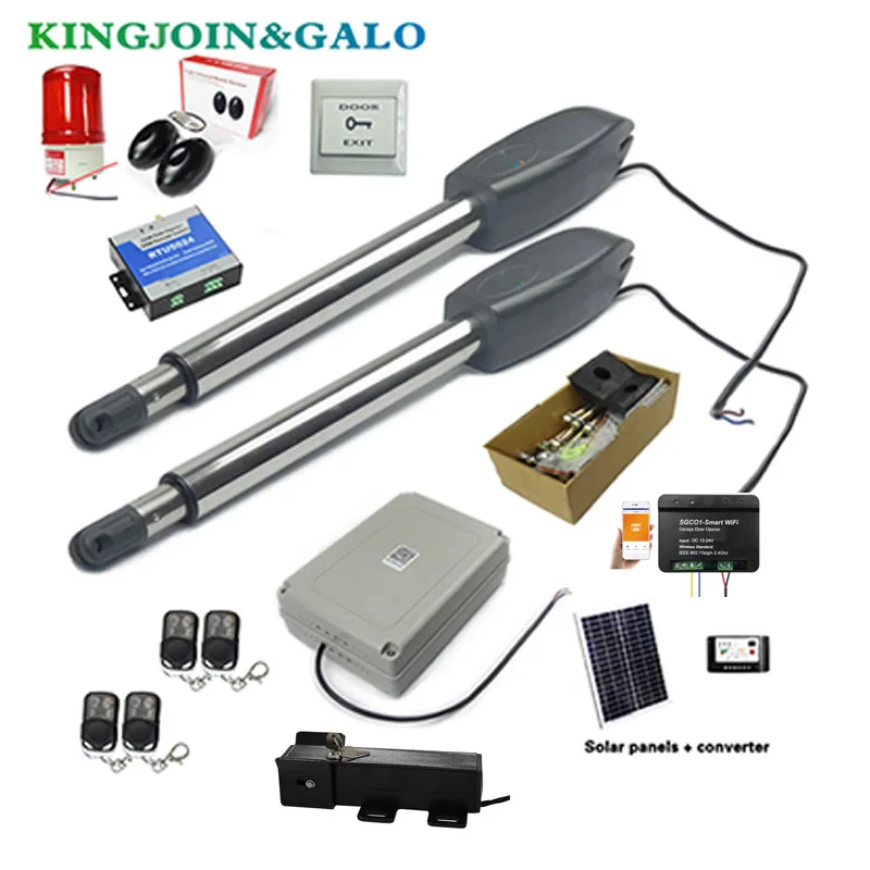 

Automatic dual arms electric swing door gate Opener Operator Motor actuator closer swing gate opener + wifi control system