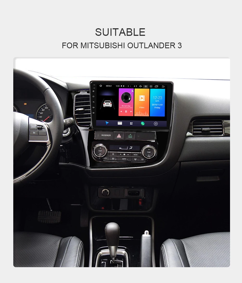 ISUDAR Автомагнитола для Mitsubishi/Outlander 3 2012- 2 din Android 9 Авторадио Мультимедиа gps DVR камера ram 2GB rom 32GB USB