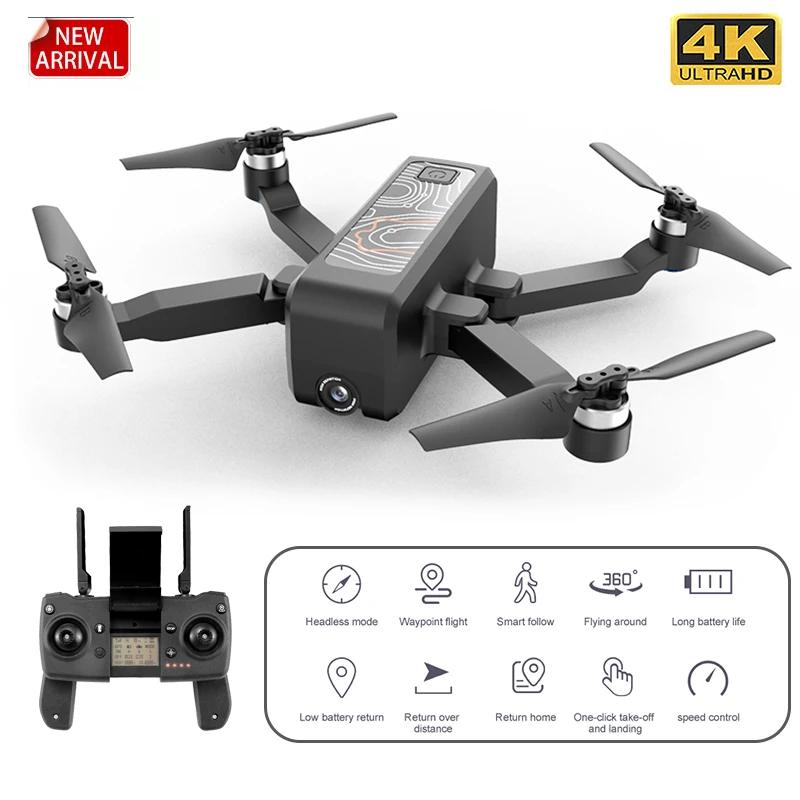 ICAMERA2 RC Drone GPS 4K HD Dual Camera Professional Aerial Photography WIFI FPV Foldable Quadcopter Height Hold Toys