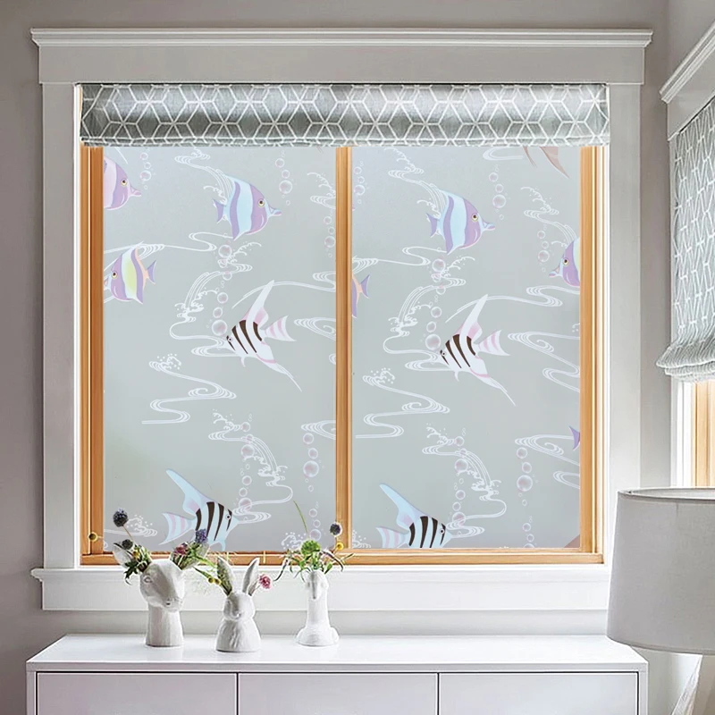 Новая оконная пленка «замороженное стекло» водонепроницаемая пленка конфиденциальности для спальни домашняя декоративная пленка