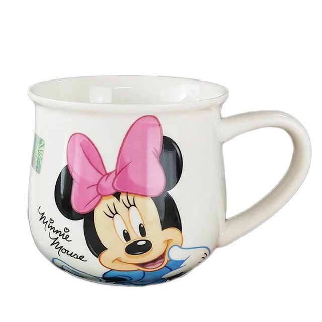 Disney Ceramic Mug Mickey Minnie Mouse Cartoon Milk Mugs Men Women Home  Drinking Cup Donald Duck Cute Coffee Mug Kids Water Cup - AliExpress