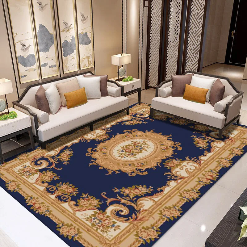 Европейский стиль журнальный столик для гостиной ковер роскошный дворец Классический китайский стиль прикроватный диван для спальни домашний ковер - Color: GT-12