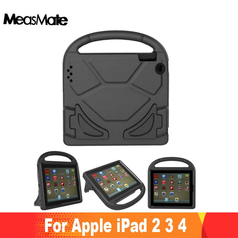 Дети чехол для Apple iPad 2/3/4 ребенка противоударный доказательство Ручка Стенд чехол для iPad 2 iPad 3 iPad 4 Tablet Case принципиально Капа