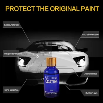 

Auto Detailing Glasscoat Paint Care Super Hydrophobic Glass Coating Polish 2Pcs Anti-scratch Car Polish Car Liquid Ceramic Coat