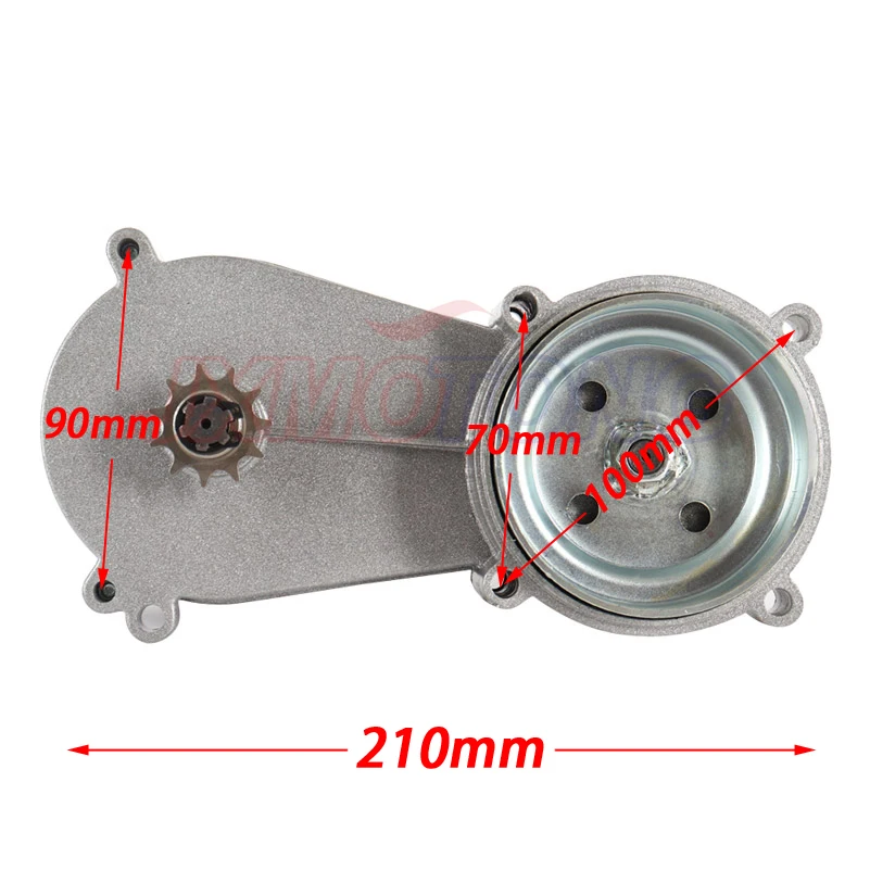 47cc 49cc pocket bike liya gearbox transmission gear box mini moto atv with T8F chain and Chain plate 2 stroke engine part