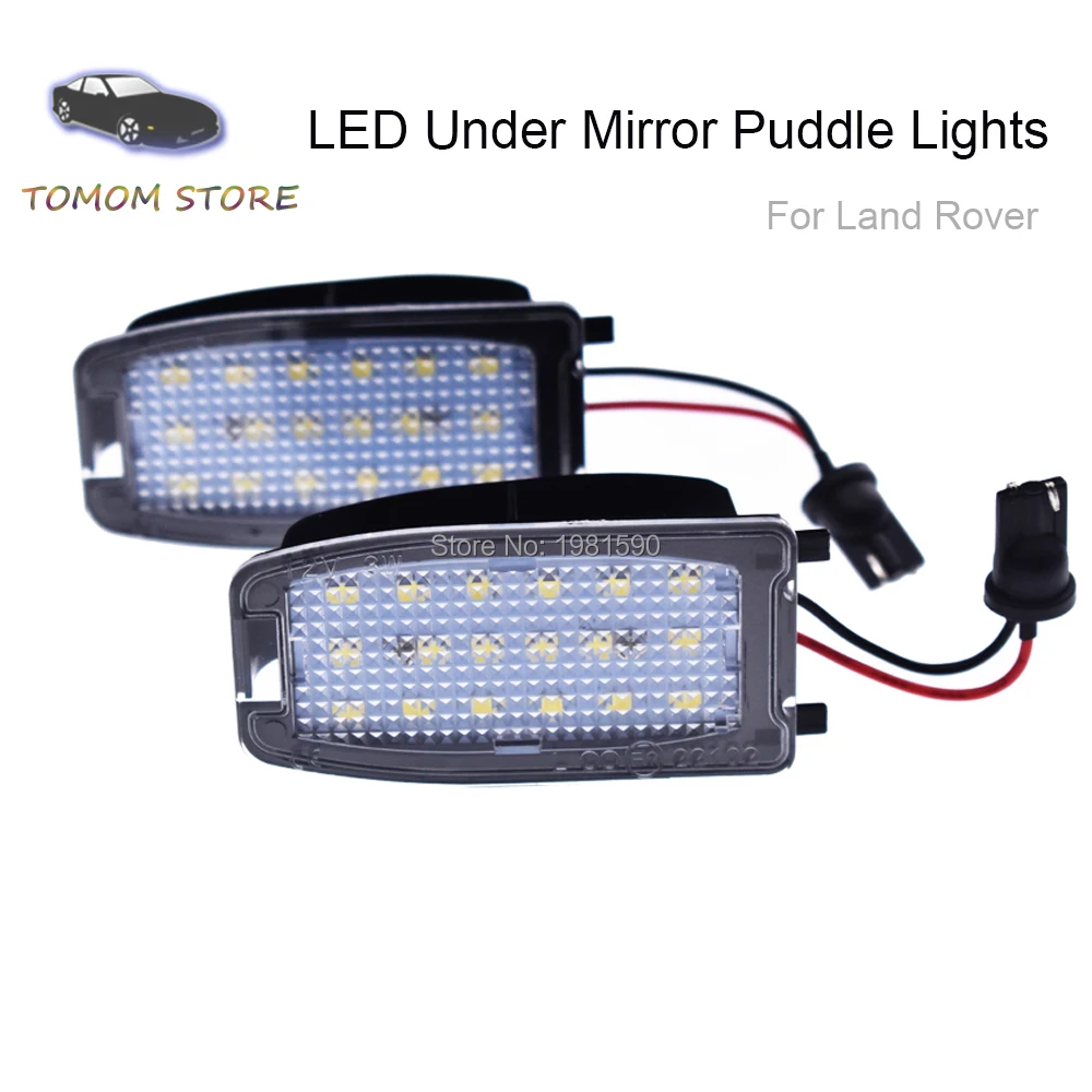 

2pcs LED Under mirror side marker lights for Land Rover LR2 LR3 LR4 Land Rover Range Rover Sport Land Rover Freelander Car lamp