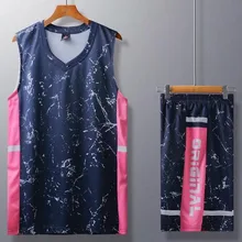 Новинка, баскетбольные майки без рукавов, тренировочный Комплект Джерси, пустые спортивные костюмы для колледжа, дышащие баскетбольные майки, форма, custo