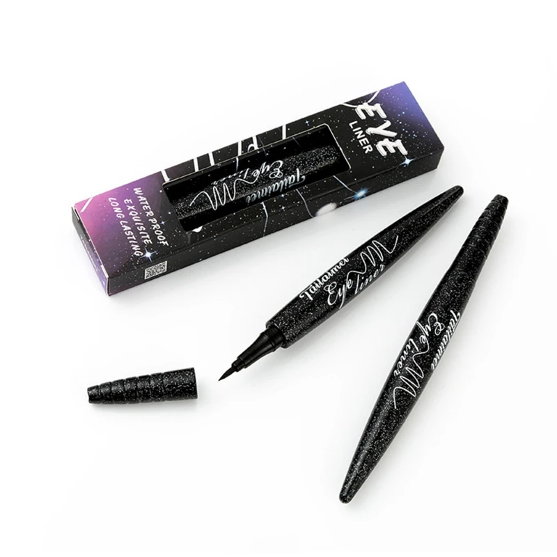 Starry Single-head Eyeliner Pen Sweatproof Waterproof atural Fast Dry Eyeliner Pen Makeup Tools Long-lasting Effect.w
