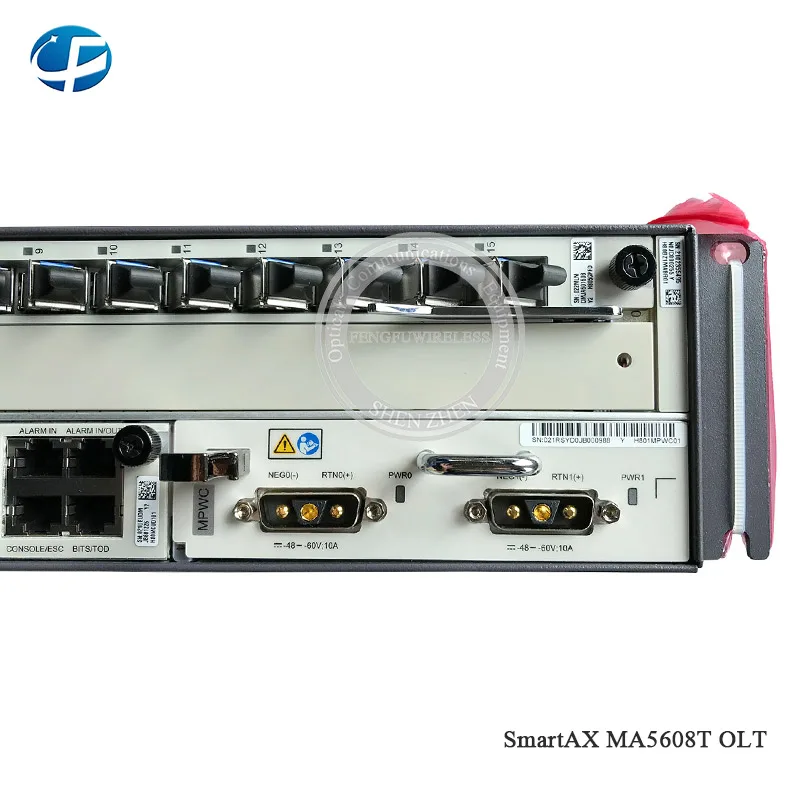 Hua wei MA5608T 1*1G MUCD+ 1* MPWC 16 портов GPFD C+ 16pon gpon olt 5608t