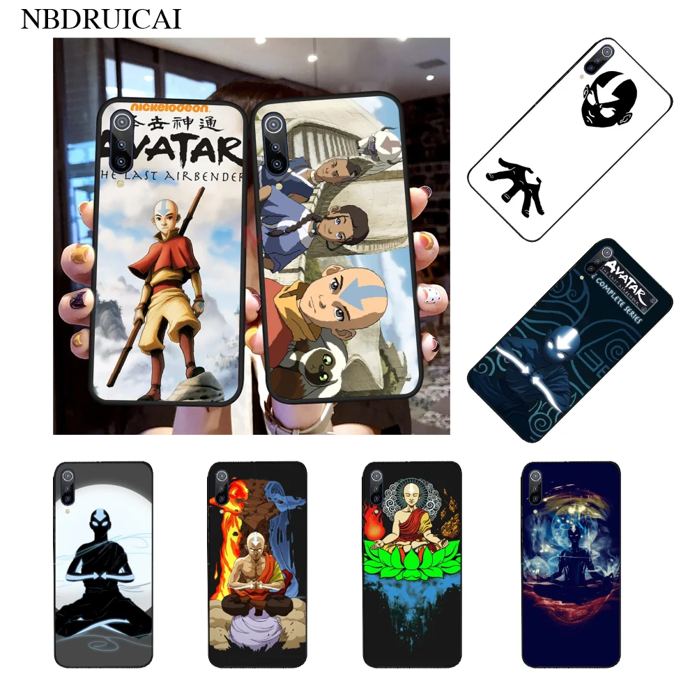 Nbдруикай мультфильм последний Airbender ТПУ черный чехол для телефона Корпус Xiaomi Mi9 9SE