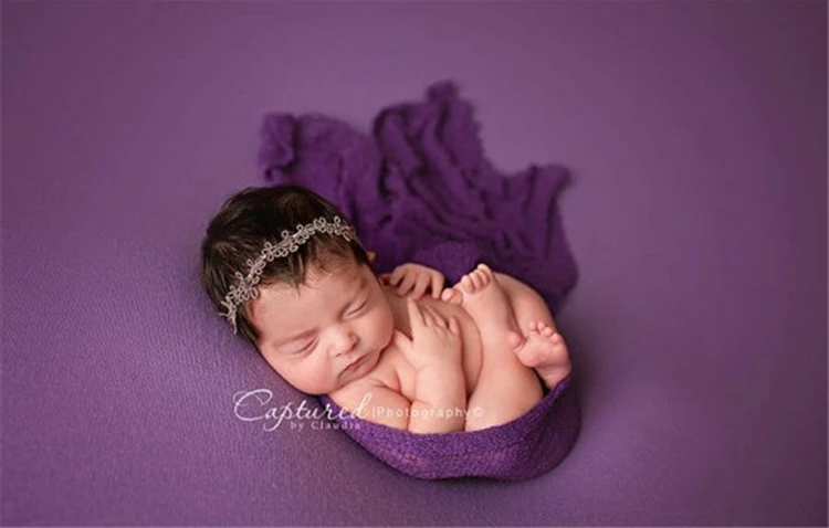 150*40CM Newborn Baby Wrap Infant Blanket Swaddling Photography Blanket Photo Studio Gauze Wrap in Cloth Various Colors