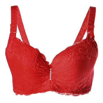 

Bras For Women's Bra 2020 Plus Big Large Size Super Push Up Bralette Lace Intimates Sexy Lingerie Undrwear Underwire