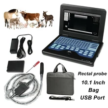 CMS600P2-VET Veterinary Ultrasound Scanner Machine Animal Use Digital Portable Laptop Monitor 7.5MHz Animal Rectal probe