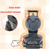 Commercial Electric 220V waffle maker machine cake oven Electric Baking Pan Double-sided Heating crepe maker cake Pancake maker 3