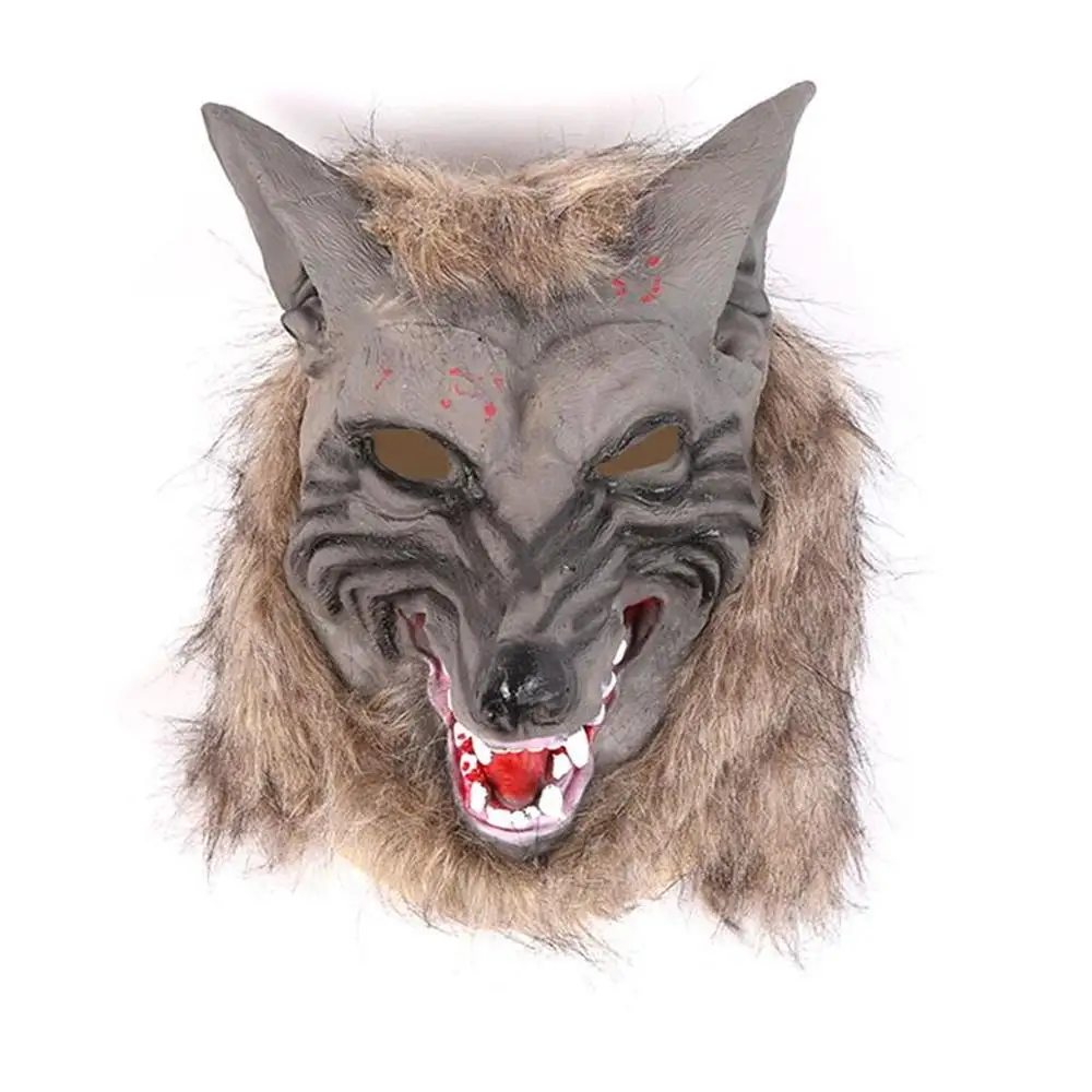 Halloween Creepy Wolf Costume Wolf Mask Werewolf Claws Set Gloves ...