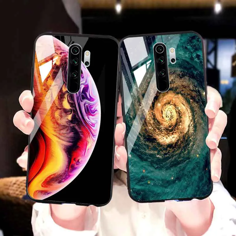 

Case For Xiaomi Redmi Note 8 Pro Cases Luxury Tempered Glass Bumper Xiomi Redmi Note 7 8T 8A K30 K20 7A 6 6A 5 Plus Mi 9T Covers