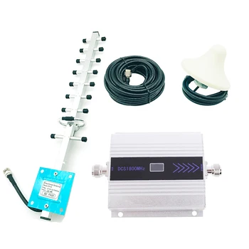 

High Quality GSM Repeater Amplifier 4G Signal Booster W/ Yagi 1800MHz LTE DCS For Mobile Cellphone Network Connecting