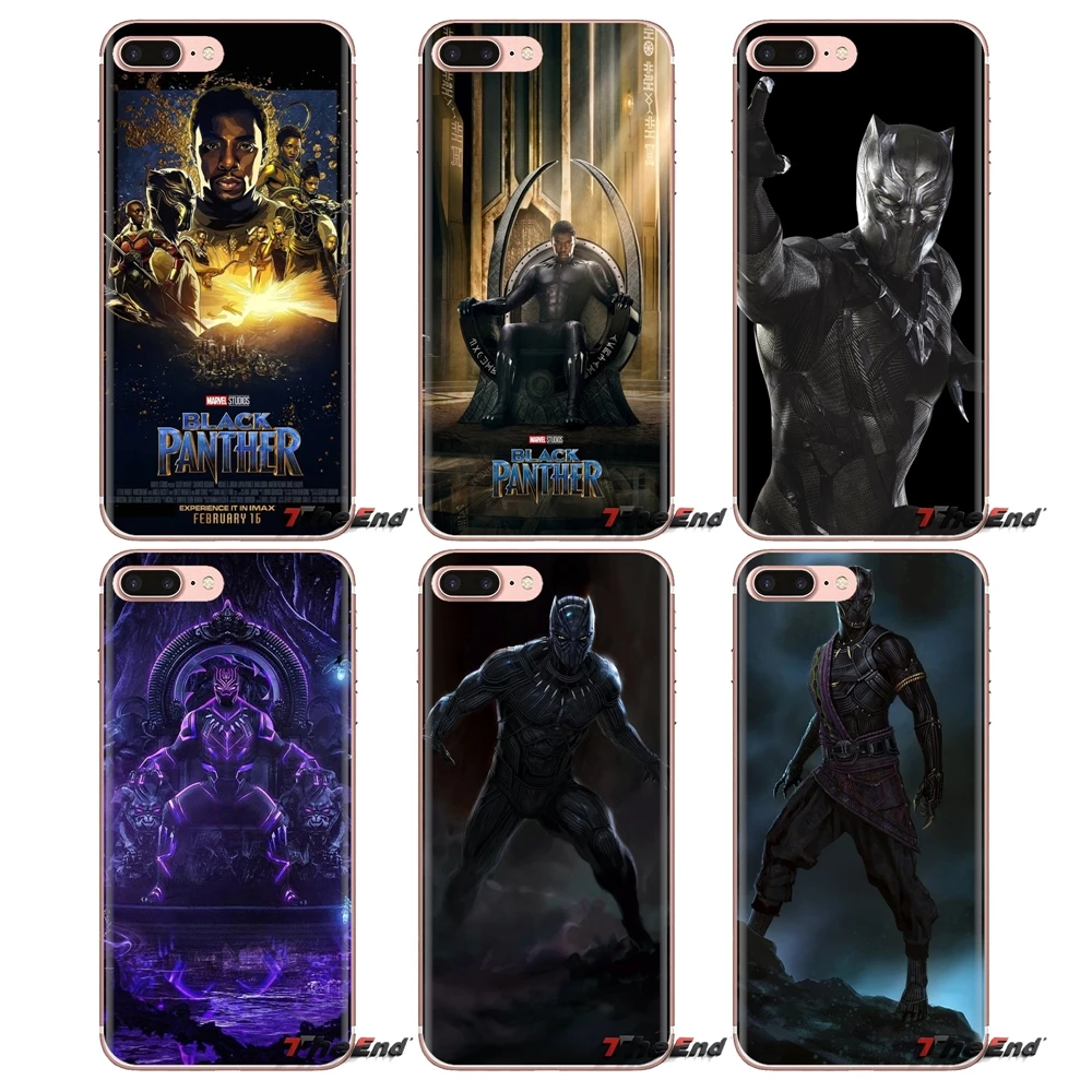 Soft Transparent Shell Covers Black Panther For Samsung Galaxy J1 J2 J3 J4 J5 J6 J7 J8 Plus 2018 Prime 2015 2016 2017 |