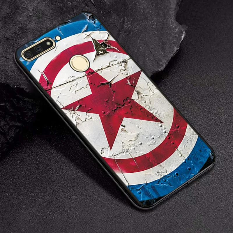 TPUBLK652 Чехол для телефона huawei Honor 7A DUA-L22 Русский черный чехол ТПУ Venom Мстители чехол для Honor 6C Pro 7C 8C 8S Honor 7X 8X 9X - Цвет: TPUBLK652