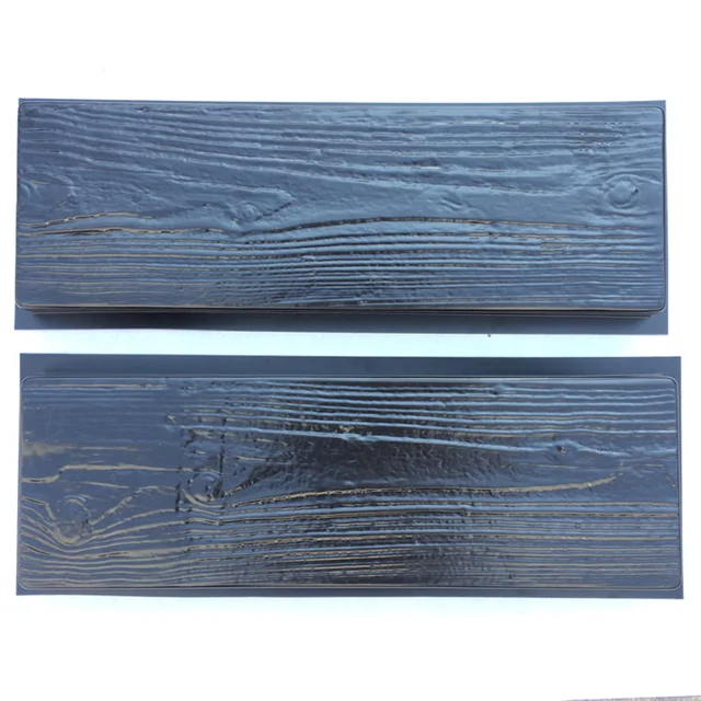 Diy Beton Penész Szimuláció Fa Burkolat Lépcsőfok Gabona Kerti Dekorációs Szerszámok - Image 3